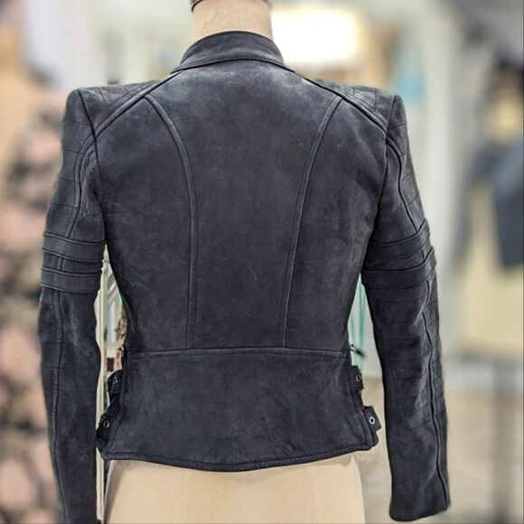 Wilfred Bobine Leather Moto Jacket - Picture 5 of 8